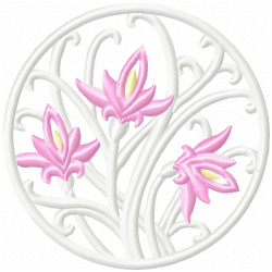 Floral Filigree Embroidery Design 9 Floral Filigree Embroidery Design 9